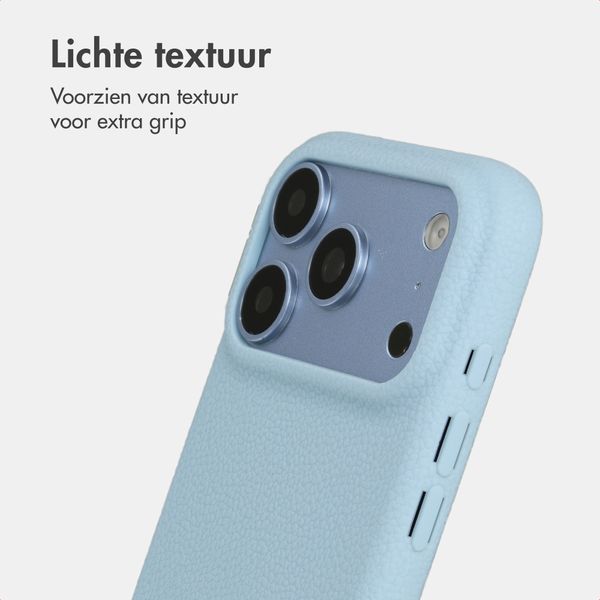imoshion Texture Backcover Apple iPhone 18 Pro / 17 Pro - Lichtblauw