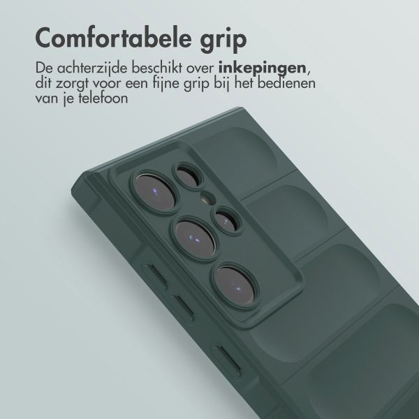 imoshion EasyGrip Backcover Samsung Galaxy S24 Ultra - Donkergroen