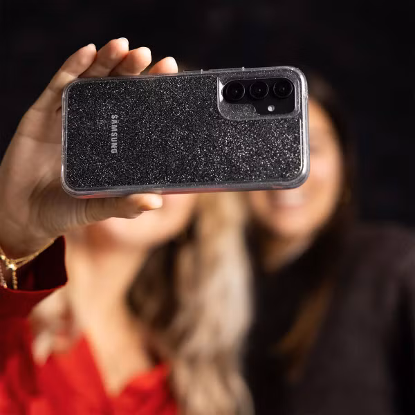 imoshion Clear Glitter Backcover Samsung Galaxy A26 / A16 - Zilver