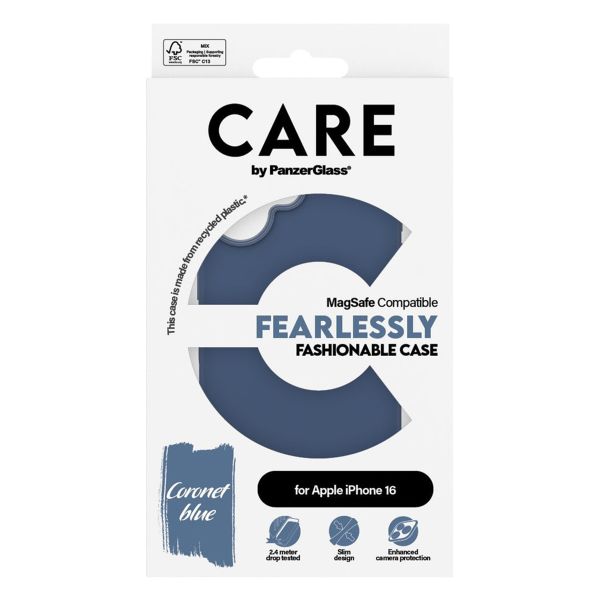 CARE by PanzerGlass Fashion Backcover MagSafe Apple iPhone 16 - Blue