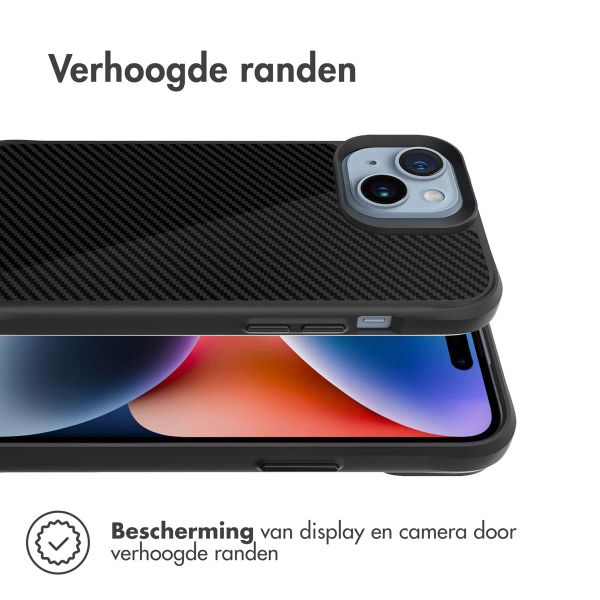 imoshion Rugged Hybrid Carbon Case Apple iPhone 15 Plus - Zwart