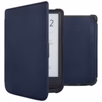 imoshion Slim Soft Case Bookcase Pocketbook Touch Lux 5 / HD 3 / Basic Lux 4 / Vivlio Lux 5 - Donkerblauw