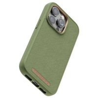 Njorð Collections Suède Comfort+ Case iPhone 14 Pro - Olive