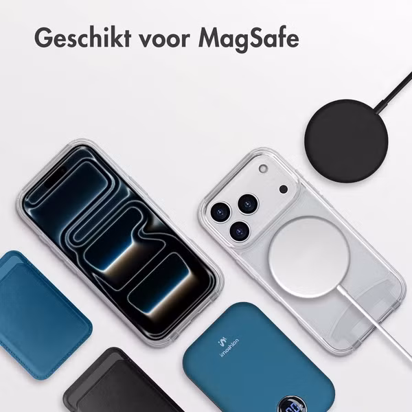 imoshion MagSafe Backcover met afneembaar koord Apple iPhone 17 Pro - Transparant