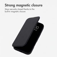 imoshion Transparent Wallet Case with MagSafe Apple iPhone 18 Pro / 17 Pro - Black