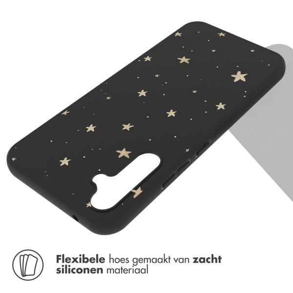 imoshion Design hoesje Samsung Galaxy A34 (5G) - Sterren / Zwart