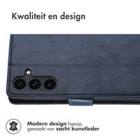 imoshion Luxe Bookcase Samsung Galaxy S25 FE - Donkerblauw