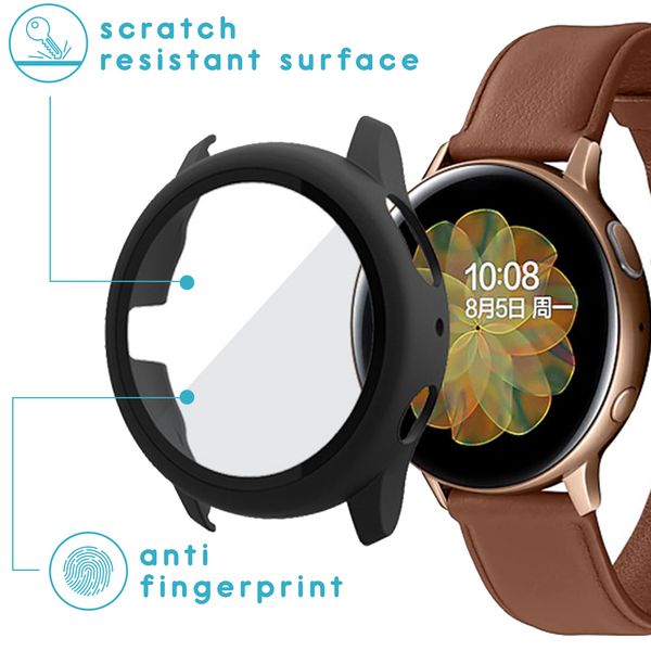 Full Cover Hardcase voor de Samsung Galaxy Watch Active 2 40 mm Zwart