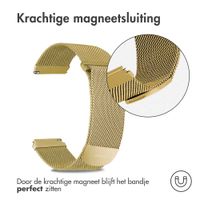 imoshion Milanees magnetisch bandje  - Universeel 22 mm aansluiting - Maat M - Goud