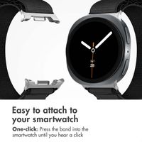 imoshion Nylon Alpine Band Samsung Galaxy Watch 9 (40/44mm) / Watch 8 (40/44mm) / Classic (46mm) - Black