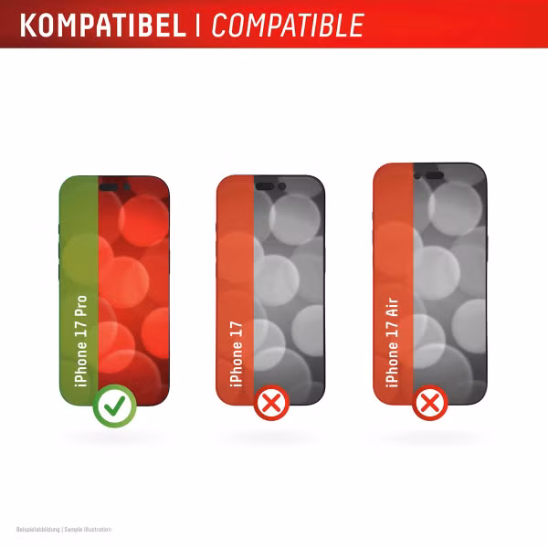 Displex Premium Glass Full Cover Anti-Reflex Screenprotector Apple iPhone 17 / 17 Pro