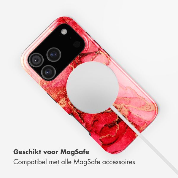 Selencia Vivid Backcover met MagSafe Apple iPhone 17 Pro - Rosy Marble