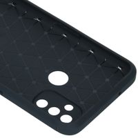 Brushed Backcover OnePlus Nord N100 - Zwart