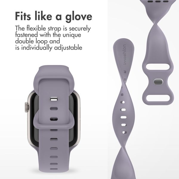 imoshion Silicone⁺ Strap Apple Watch | 38/40/41/42 mm - Size S/M - Lavender