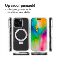 Accezz Ring Stand Backcover met MagSafe Apple iPhone 16 Pro - Transparant