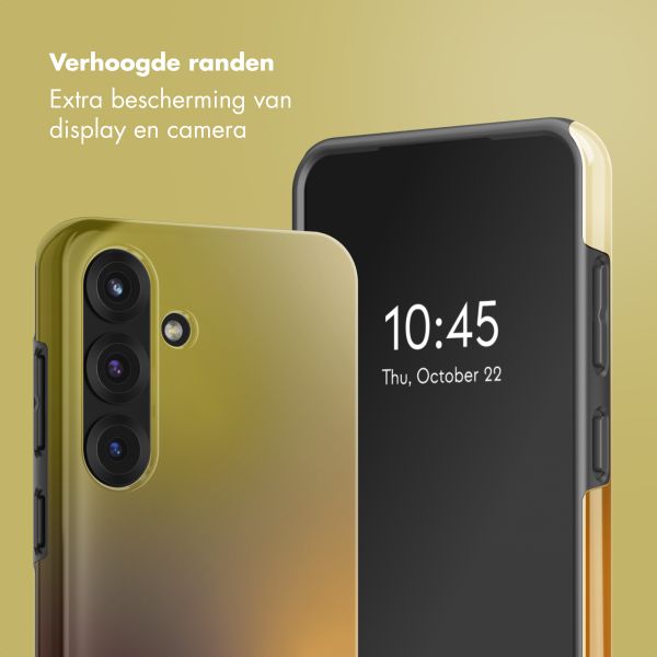 Selencia Vivid Backcover Samsung Galaxy S25 - Gradient Olive Dust