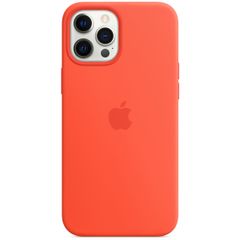 Apple Silicone Backcover MagSafe iPhone 12 Pro Max - Electric Orange