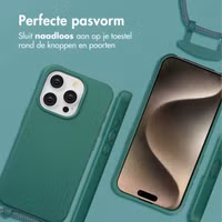 imoshion Color Backcover met afneembaar koord MagSafe Apple iPhone 15 Pro - Donkergroen