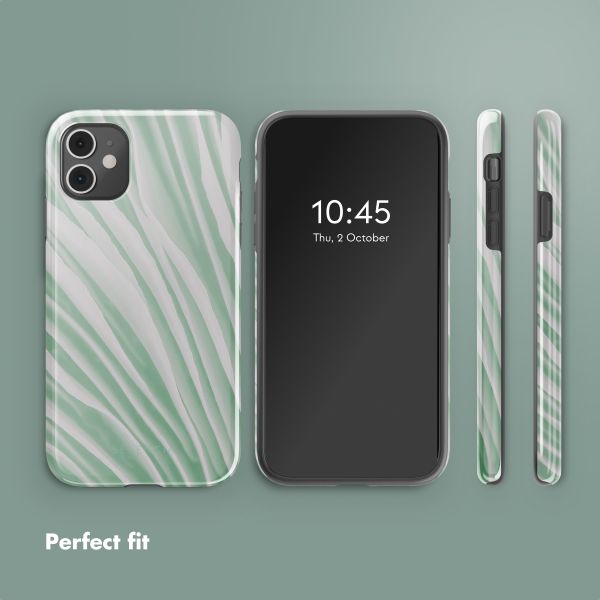 Selencia Vivid Back Cover Apple iPhone 11 - Nature Grayed Jade