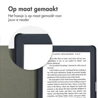 imoshion Canvas Sleepcover Bookcase Kobo Nia - Peach