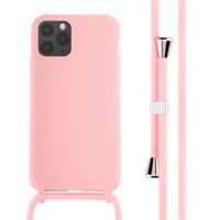 imoshion Siliconen hoesje met koord iPhone 11 Pro - Roze