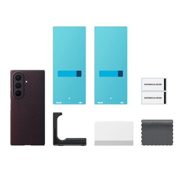 Samsung Carbon Magnet Case Samsung Galaxy Z Fold 8 Ultra - Red