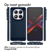 imoshion Brushed Backcover Xiaomi Poco X7 - Donkerblauw