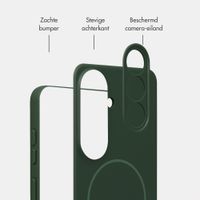 Accezz Grip Backcover met MagSafe Samsung Galaxy S26 - Donkergroen