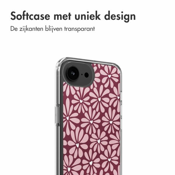 imoshion Design hoesje Apple iPhone 16e - Bloom Love Blush