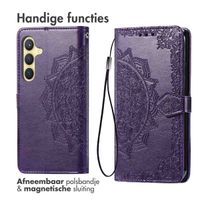 imoshion Mandala Bookcase Samsung Galaxy S24 / S25 - Paars