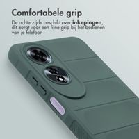 imoshion EasyGrip Backcover Oppo A60 4G - Donkergroen