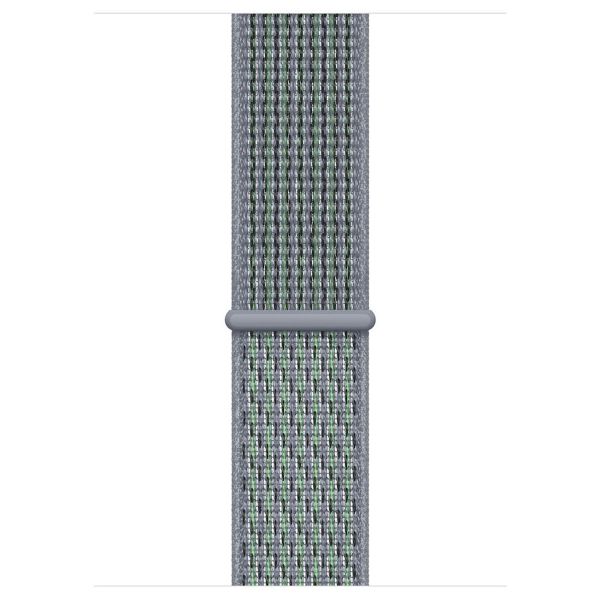 Apple Nike Sport Loop Band Apple Watch Series 1 t/m 11 / SE / Ultra (44/45/46/49 mm) - Obsidian Mist