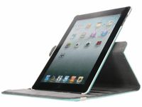 360° Draaibare Design Bookcase iPad 4 (2012) 9.7 inch / 3 (2012) 9.7 inch / 2 (2011) 9.7 inch