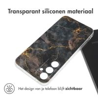 imoshion Design hoesje Samsung Galaxy S23 FE - Black Marble