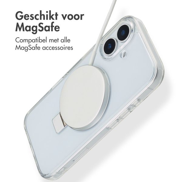 Accezz Ring Stand Backcover met MagSafe Apple iPhone 17 - Transparant