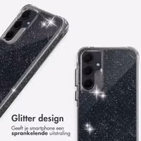 imoshion Clear Glitter Backcover Samsung Galaxy A35 - Zilver