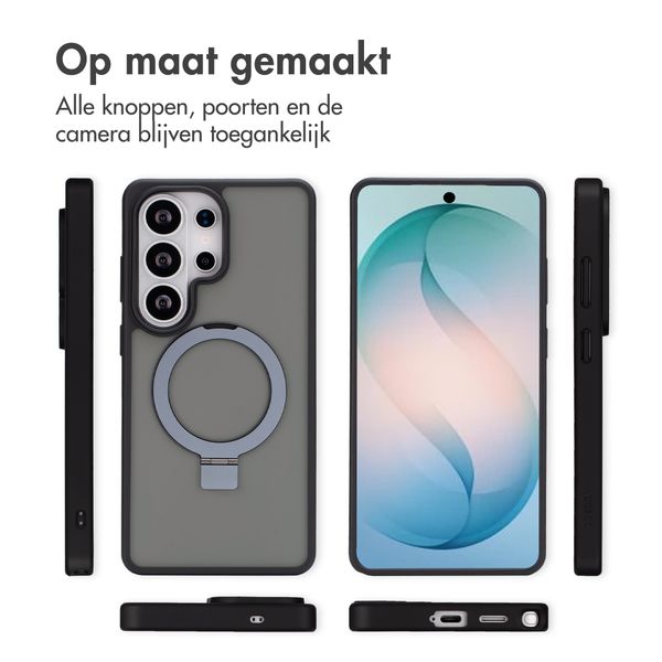 Accezz Ring Stand Backcover met MagSafe Samsung Galaxy S26 Ultra - Zwart