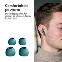 imoshion Aura Pro In-Earbuds - Draadloze oordopjes - Bluetooth draadloze oortjes - Met ANC noise cancelling functie - Petrol Green