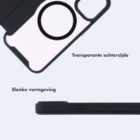 imoshion Transparante Bookcase met MagSafe Apple iPhone 15 - Zwart
