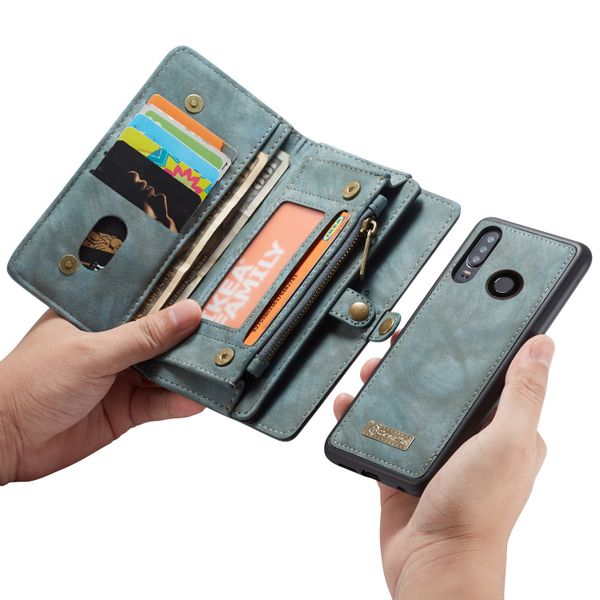 CaseMe Luxe Lederen 2 in 1 Portemonnee Bookcase Huawei P30 Lite