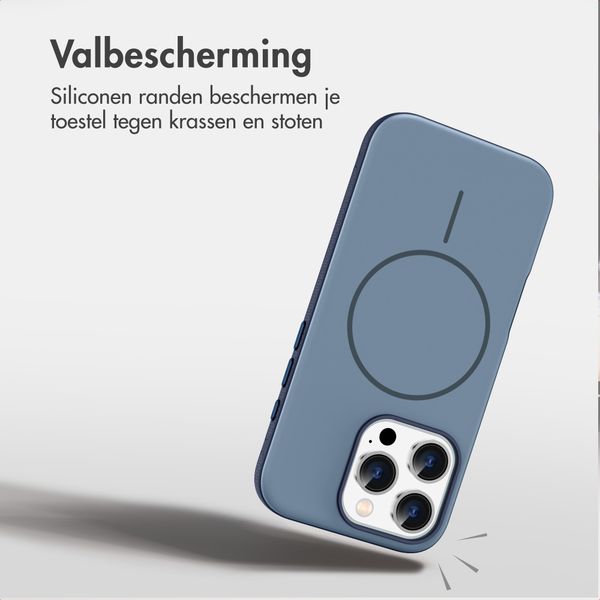 imoshion Color Backcover met Thin MagSafe Ring Apple iPhone 16 Pro - Donkerblauw