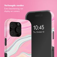 Selencia Vivid Tough Backcover met MagSafe Apple iPhone 16 Pro - Pastel Lipstick Marble
