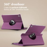 imoshion 360° draaibare Bookcase iPad 7 (2019) / iPad 8 (2020) / iPad 9 (2021) 10.2 inch - Paars