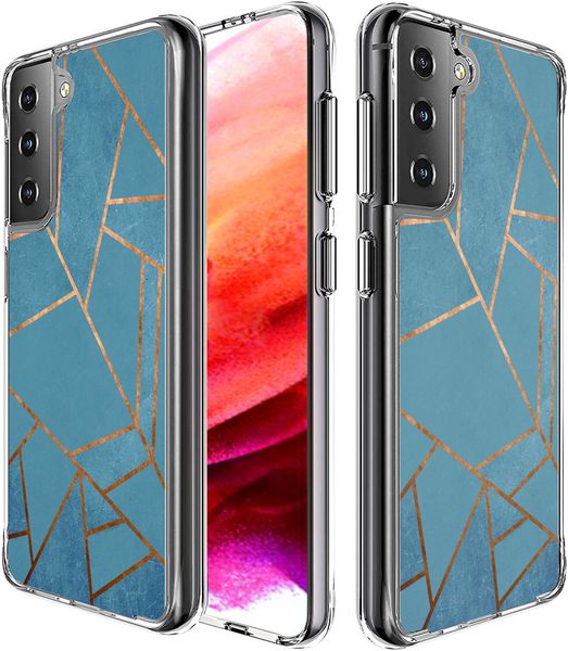 imoshion Design hoesje Samsung Galaxy S21 FE - Blue Graphic
