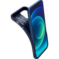 Spigen Liquid Air™ Backcover Apple iPhone 12 (Pro) - Donkerblauw