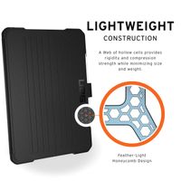 UAG Metropolis Book Case Apple iPad 9 (2021) 10.2 inch / iPad 8 (2020) 10.2 inch / iPad 7 (2019) 10.2 inch - Black