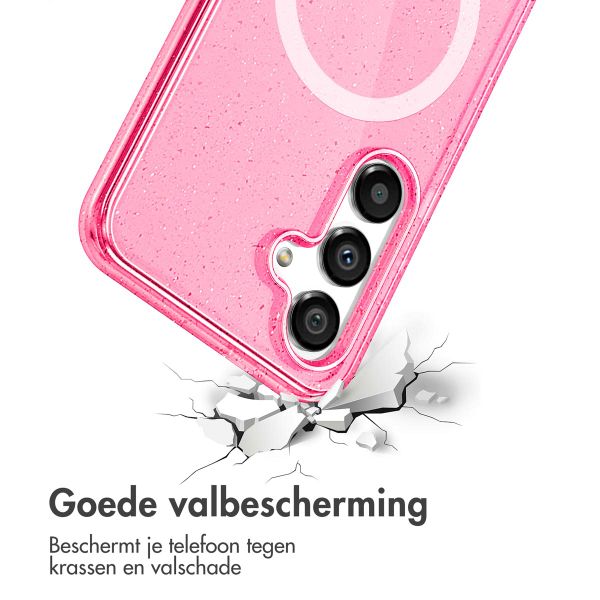 imoshion Sparkle Backcover met MagSafe Samsung Galaxy S25 Plus - Roze