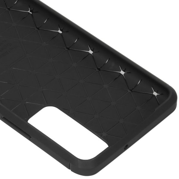 Brushed Backcover Huawei P Smart (2021) - Zwart