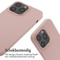 imoshion Siliconen hoesje met koord iPhone 14 Pro Max - Sand Pink