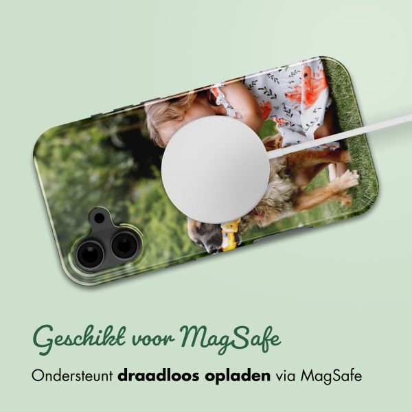 Ontwerp je eigen tough case met MagSafe Apple iPhone 16 - Wit